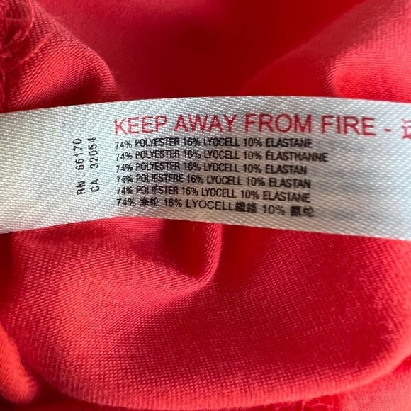 Free People Movement Oversized Hooded Shirt Atomic Orange Size Medium NWT - Picture 8 of 9